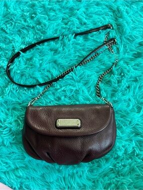Marc by Marc Jacobs Burgundy Leather Crossbody/Clutch Bag w